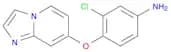 3-Chloro-4-(imidazo[1,2-a]pyridin-7-yloxy)aniline