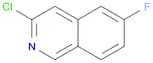 3-Chloro-6-fluoroisoquinoline