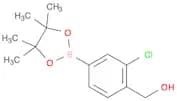 (2-Chloro-4-(4,4,5,5-tetramethyl-1,3,2-dioxaborolan-2-yl)phenyl)methanol