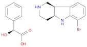 (2S)-2-Hydroxy-2-phenylacetic acid, (4as,9br)-6-bromo-1h,2h,3h,4h,4ah,5h,9bh-pyrido[4,3-b]indole