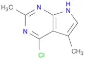 4-chloro-2,5-dimethyl-7H-pyrrolo[2,3-d]pyrimidine