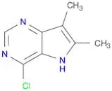 4-chloro-6,7-dimethyl-5h-pyrrolo[3,2-d]pyrimidine