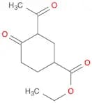 Cyclohexanecarboxylic acid, 3-acetyl-4-oxo-, ethyl ester