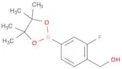 [2-fluoro-4-(tetramethyl-1,3,2-dioxaborolan-2-yl)phenyl]methanol