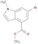 methyl 6-bromo-1-methyl-indole-4-carboxylate