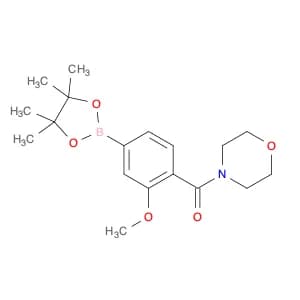 4-{[2-Methoxy-4-(tetramethyl-1,3,2-dioxaborolan-2-yl)phenyl]carbonyl}morpholine