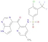 4-Chloro-N-[5-methyl-2-[7H-pyrrolo[2,3-d]pyrimidine-4-carbonyl]-3-pyridyl]-3-(trifluoromethyl)benz…