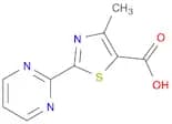 4-Methyl-2-(pyrimidin-2-yl)-1,3-thiazole-5-carboxylic acid