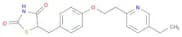 5-({4-[2-(5-ethylpyridin-2-yl)ethoxy]phenyl}methyl)-1,3-thiazolidine-2,4-dione
