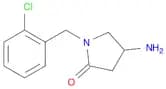 4-amino-1-[(2-chlorophenyl)methyl]pyrrolidin-2-one