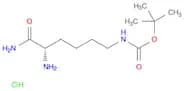 Carbamic acid, N-​[(5S)​-​5,​6-​diamino-​6-​oxohexyl]​-​, 1,​1-​dimethylethyl ester, hydrochloride…