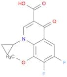 1-cyclopropyl-6,7-difluoro-8-methoxy-4-oxoquinoline-3-carboxylic acid