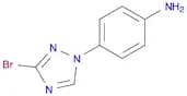4-(3-Bromo-1H-1,2,4-triazol-1-yl)aniline