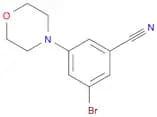 3-Bromo-5-morpholinobenzonitrile