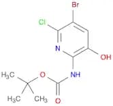 tert-Butyl (5-bromo-6-chloro-3-hydroxypyridin-2-yl)carbamate