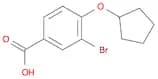 3-Bromo-4-(cyclopentyloxy)benzoic acid