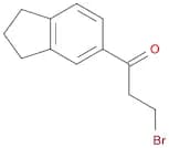 1-Propanone, 3-bromo-1-(2,3-dihydro-1H-inden-5-yl)-