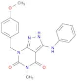 7-(4-Methoxybenzyl)-5-methyl-3-(phenylamino)-2H-pyrazolo[3,4-d]pyrimidine-4,6(5H,7H)-dione