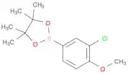2-(3-Chloro-4-methoxyphenyl)-4,4,5,5-tetramethyl-1,3,2-dioxaborolane