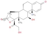 Pregna-1,4-diene-3,20-dione, 21-(acetyloxy)-9-fluoro-11,17-dihydroxy-16-methyl-, (11β,16α)-