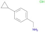 (4-Cyclopropylphenyl)methanamine hcl