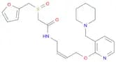 Acetamide,2-[(2-furanylmethyl)sulfinyl]-N-[(2Z)-4-[[4-(1-piperidinylmethyl)-2-pyridinyl]oxy]-2-but…