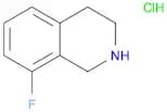 8-Fluoro-1,2,3,4-tetrahydroisoquinoline hydrochloride