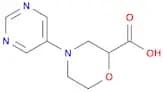 4-(Pyrimidin-5-yl)morpholine-2-carboxylic acid