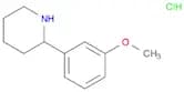 2-(3-Methoxyphenyl)piperidine hydrochloride