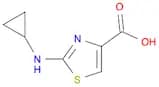 2-(Cyclopropylamino)-1,3-thiazole-4-carboxylic acid