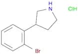 3-(2-Bromophenyl) pyrrolidine hcl