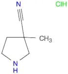 3-Methylpyrrolidine-3-carbonitrile, HCl