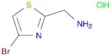 (4-Bromothiazol-2-yl)methanamine hcl