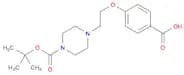 4-[2-(4-(tert-Butyloxycarbonyl)piperazin-1-yl)ethoxy]benzoic acid
