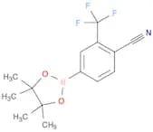 4-(4,4,5,5-Tetramethyl-1,3,2-dioxaborolan-2-yl)-2-(trifluoromethyl)benzonitrile