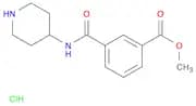 Methyl 3-(piperidin-4-ylcarbamoyl)benzoate hydrochloride
