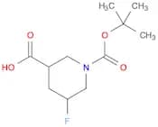 1-[(tert-butoxy)carbonyl]-5-fluoropiperidine-3-carboxylicacid