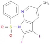 2,3-Diiodo-5-methyl-1-(phenylsulfonyl)-1H-pyrrolo[2,3-b]pyridine