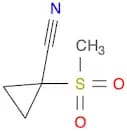 1-methanesulfonylcyclopropane-1-carbonitrile