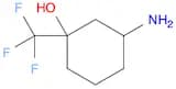 3-Amino-1-(trifluoromethyl)cyclohexan-1-ol