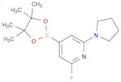 2-Fluoro-6-pyrrolidinopyridine-4-boronic acid pinacol ester