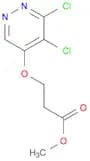 Methyl 3-((5,6-dichloropyridazin-4-yl)oxy)propanoate