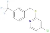 4-Chloro-2-((3-(trifluoromethyl)benzyl)thio)pyridine