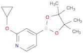2-Cyclopropoxy-4-(4,4,5,5-tetramethyl-1,3,2-dioxaborolan-2-yl)pyridine