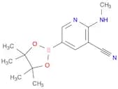 2-(Methylamino)-5-(4,4,5,5-tetramethyl-1,3,2-dioxaborolan-2-yl)nicotinonitrile