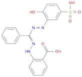 Benzoic acid,2-[[[(2-hydroxy-5-sulfophenyl)azo]phenylmethylene]hydrazino]-