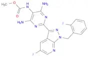 Methyl (4,6-diamino-2-(5-fluoro-1-(2-fluorobenzyl)-1H-pyrazolo[3,4-b]pyridin-3-yl)pyrimidin-5-yl)c…