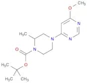 tert-Butyl 4-(6-methoxypyrimidin-4-yl)-2-methylpiperazine-1-carboxylate