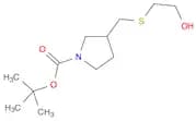 tert-Butyl 3-(((2-hydroxyethyl)thio)methyl)pyrrolidine-1-carboxylate