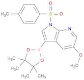 5-methoxy-1-[(4-methylbenzene)sulfonyl]-3-(tetramethyl-1,3,2-dioxaborolan-2-yl)pyrrolo[2,3-b]pyrid…